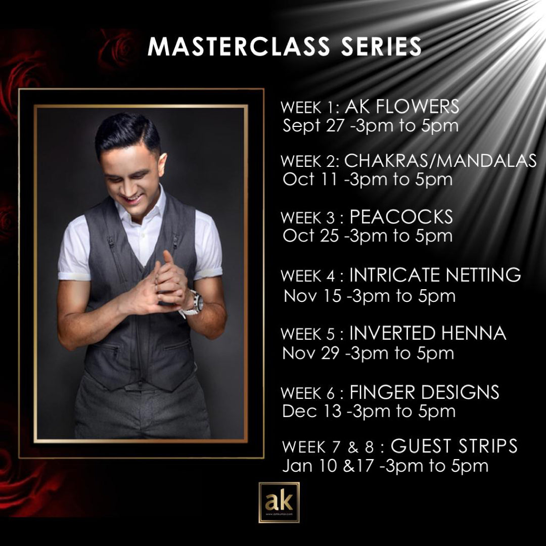 ONLINE MASTERCLASS SERIES - WEEK #1 to #8: FULL SERIES (£360